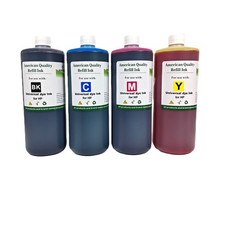 Ink Refill Kit Bottles Black Cyan Magenta Yellow For HP 952 962-Ink Kit-4x1000ml picture