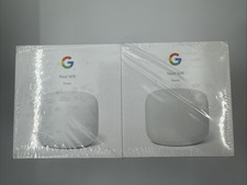 New-Google-Nest WiFi-Snow-Dual Band Router-AC2200-2 Pac-Free Shipping picture