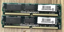 2 Sticks Viking Components 9718503 8Mb 72-pin FPM/EDO SIMM RAM 60ns Vintage 1997 picture