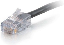 C2G 10Ft Cat6 Non-Booted Network Patch Cable (Plenum-Rated) Black picture