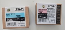 Epson Print Cartridge Light Cyan T5805 and Light Magenta T5806 picture