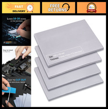 4 Pack Thermal Pads 13 W/m.K, 100x100mm, Silicone Cooling Non-Conductive for PC, picture