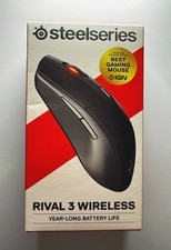 SteelSeries Rival 3 Wireless Gaming Mouse  18,000 CPI, Bluetooth/USB, RGB, Black picture