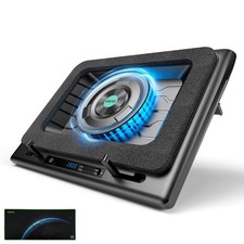 V12 Laptop Cooling Pad Stand - Ultra-Slim Gaming Laptop Cooler with Adjustable F picture