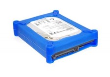 NEON Soft Silicone Protective Case for 3.5-inch hard drive / SSD - Blue picture