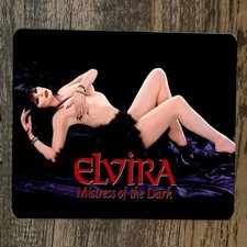 Mouse Pad Mistress of the Dark Queen Elvira on Silky Sheets Bed picture