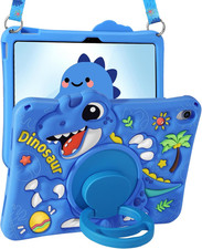 Boaretiu for Ipad A16 Case/10Th Generation Case - Blue Dinosaur Cool for Boys Gi picture
