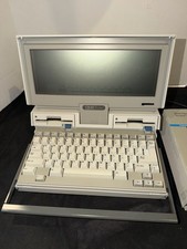 Vintage IBM PC Convertible 5140 Portable Computer – Powers On Disk Operating Sys picture