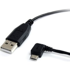 StarTech.com 6 ft. (1.8 m) USB to Micro Cable - 2.0 6 ft / 2m, Black  picture