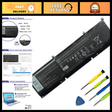 56Wh Laptop Battery Replacement for Dell XPS 15 9500, Precision 5550/5560, G15 5 picture