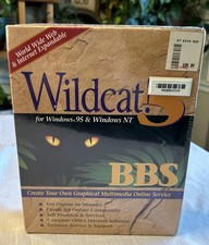 Wildcat 5 BBS, Mustang Software - Rare - Factory Sealed picture