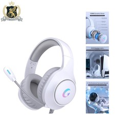 CM7002 Light White Gaming Headset with 7.1 Surround Sound & Noise Cancelling Mic picture