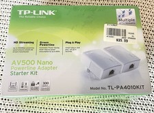 TP-Link AV500 Nano Powerline Starter Kit - White Sealed picture