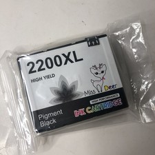 Miss Deer High Yield Performance 2200XL Pigment Black Ink Cartridge New picture