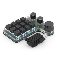 Custom Knob Keyboard Office Mini Quick Mechanical Hot Swap Keyboard LED RGBLight picture