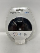 *** Memorex RECORDABLE CD-R BLACK 48X 700MB 80 MINUTES 10PACK NEW *** picture