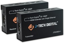 J-Tech Digital 3D 1080P HDMI Extender Over Single Ethernet JTDHDEX-1 picture