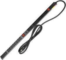 Valiant Power 30A Vertical Rack PDU L6-30P 16 C13 4 C19 Metered Surge Protected picture