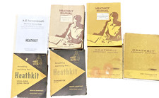 Heathkit Manual Lot of 7 6 Original and 1 Reprint Copy See Photos Decent Shape picture