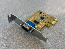 Genuine Dell PCIe 9 Pin Serial Card RS-232 NT0HM Low Profile Quick Ship picture