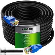 Conable Cat5e Outdoor Ethernet Cable - 500 Ft Waterproof Direct Burial picture