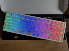 XVX M98 Wireless Mechanical Keyboard - Forged Carbon White picture
