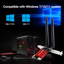 🔥SALE🔥AC1200 WiFi 5 PCIE WiFi Adapter Wireless Network Card-Fast Ship from USA picture
