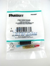 Panduit FSC2MCXAQ SC Simplex 10Gig OM3/OM4/OM5 50um Fiber Connector ~STSI picture