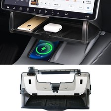 Tesla Hidden Under Screen Storage Box [One-tap Open & Smooth Damping Slides] ... picture