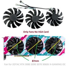 DC12V Graphics Card Cooling Fan for ZOTAC RTX3080 3090 3070 3060ti X-GAMING OC picture