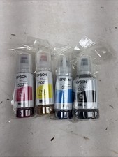 Epson 502 OEM Ink Bottle Set Of 4 Eco Tank Black Blue Red Yellow AM13 picture