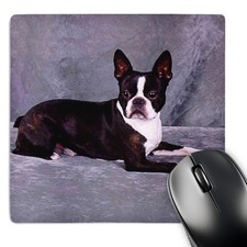 3dRose LLC 8 x 8 x 0.25 Inches Mouse Pad, Boston Terrier (mp_268_1) picture