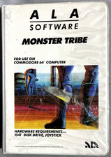Brand New Monster Tribe Game ALA Video Software Commodore 64 disk 1983 picture
