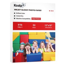Koala Heavyweight Thick Glossy Photo Paper Dye Ink 61 LB 13x19 Inch 50 Sheets picture