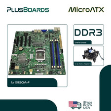 Supermicro X9SCM-F MicroATX LGA 1155 Server Motherboard w/ 32GB DDR3 1U Heatsink picture