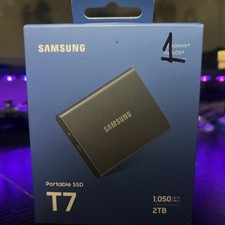 Samsung T7 2TB USB 3.2 Portable Solid State Drive - Titan Grey picture