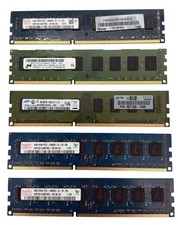 Lot-30 Major Brand 120GB 30x4GB PC3-10600 DDR4-1333 DIMM Desktop Memory RAM picture