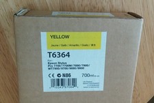 08-2022 New EPSON T6364 Yellow Ink 700ml Stylus Pro 7890/7900/9890/9900 picture