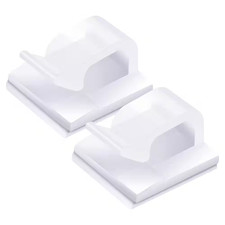 Outdoor Wire Clips Self Adhesive Cable Hooks Cord Organizer Holder Clear 60-Pack picture