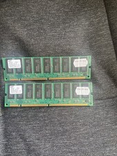 Two Samsung PC133U 512MB M374S6453CTS-C7A 133MHz CL3 ECC Memory Modules 1GB picture