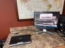 Dell XPS M1210 Windows XP Laptop Works With External Monitor Screen Needs Repair picture