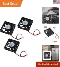 3 Pack 60x60x15mm 12V Brushless Cooling Fans for 3D Printers - Quiet & Efficient picture