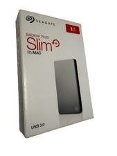 Seagate Backup Plus Slim 1TB SEALED NEW picture