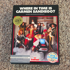 Broderbund Where in Time Is Carmen Sandiego? Mac 3.5