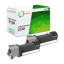 TCT 2PK 2130 Black Laser Toner Cartridge Set For Dell 2130cn 2135cn 2130 2135 picture