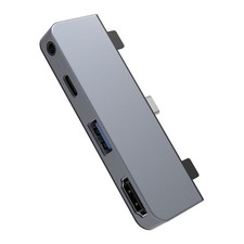 HyperDrive 4-in-1 USB-C Hub for Apple iPad Pro Air Gray HDMI USB-A USB-C Audio picture