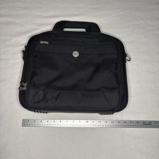 Dell Laptop Briefcase Bag Unisex XL Black Ballistic Nylon Travel Business picture
