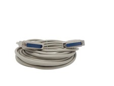 25 FT DB25 25 Pin Serial Port Extension Cable Male To Male RS232 Wire Cord picture