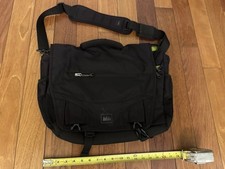 REI Laptop Messenger Bag black Cross Body With Lots Of Pockets picture