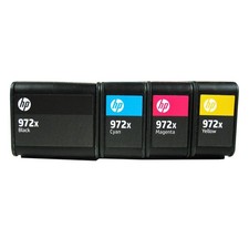 4PK Genuine HP 972X High Yield Black & Color Ink PageWide 577z 477dn 552dw 452dw picture